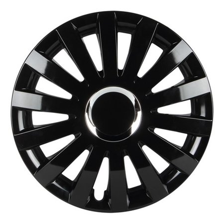 PILOT AUTOMOTIVE Pilot Automotive WH550-15GB-B 15 in. Performance E Series Wheel Cover; Gloss Black WH550-15GB-B